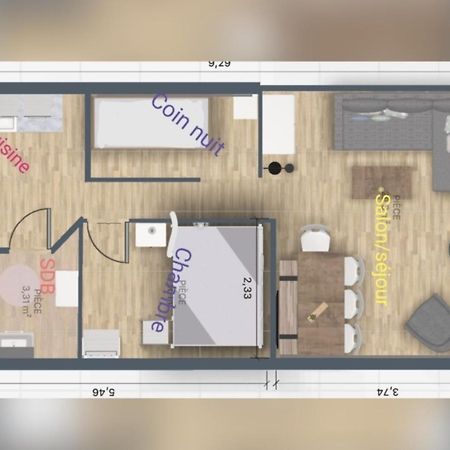 Appartement 6/7 Personnes Pied Des Pistes A Plagne Centre Ла План Екстериор снимка