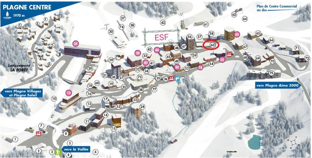 Appartement 6/7 Personnes Pied Des Pistes A Plagne Centre Ла План Екстериор снимка